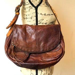 Lucky Brand brown leather purse